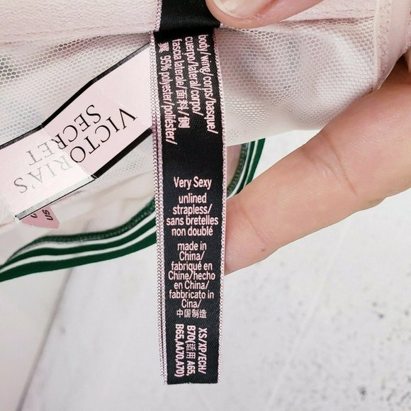 Victoria's Secret Womens Very Sexy Strapless Multicolor Floral Bralette Size XS - Picture 6 of 9